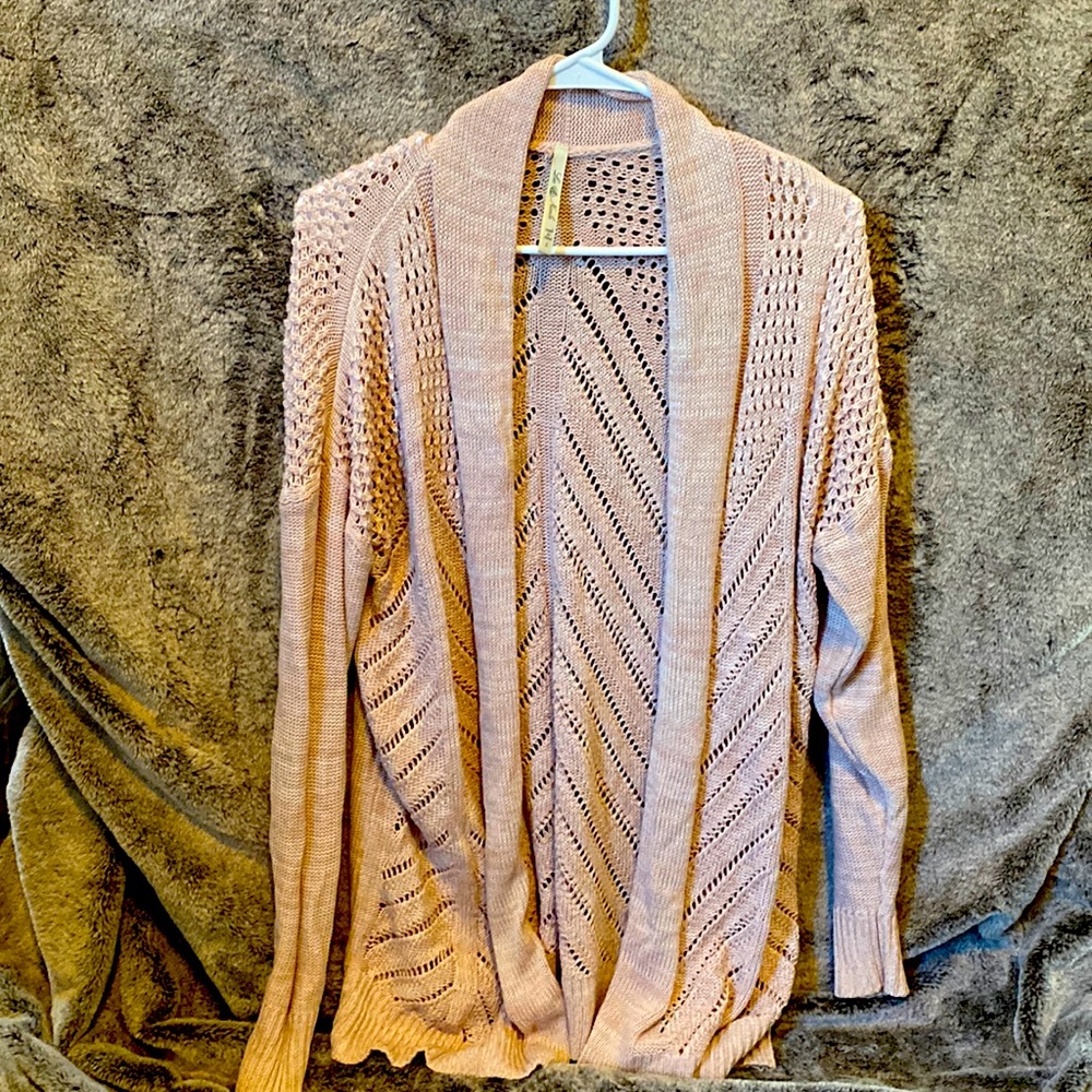 Pink Knit Cardigan